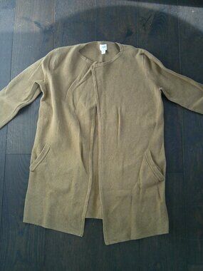 J. Crew Brown Cotton Sweater with Pockets